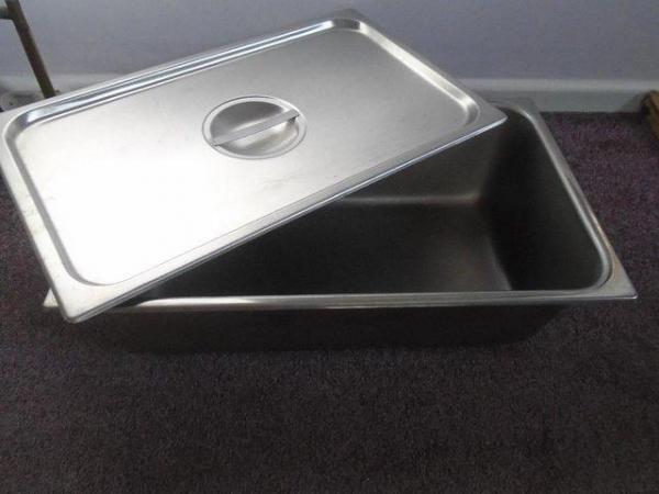 Image 2 of Gastronorm 1/1 Stainless Steel Container / Bain Marie / Food