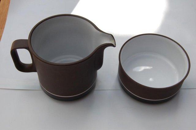 Image 2 of Hornsea 'Contrast' Jug, Jam Pot & Sugar Bowl in Lovely Cond