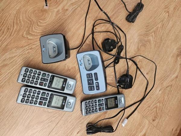 Image 1 of BT 2500 DECT Landline phones with answerphone