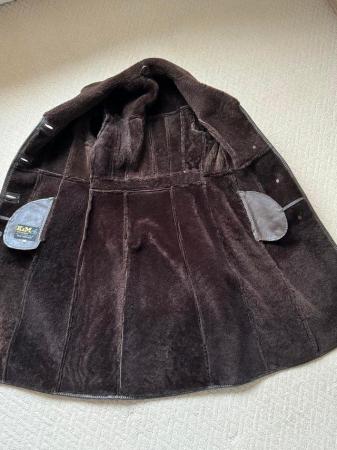 Image 3 of Sheepskin coat size 12 as new.