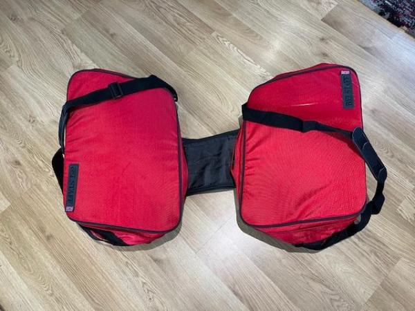 Image 1 of Belstaff Throwover Red Pannier Bags Hardly Used