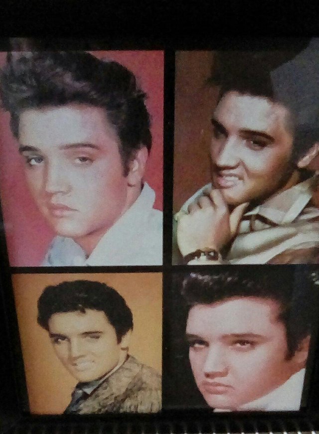 Preview of the first image of A framed picture of Elvis Presley 4.