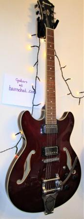 Image 10 of IBANEZ ARTCORE AS 73 Semi Hollow HH semi acoustic guitar.