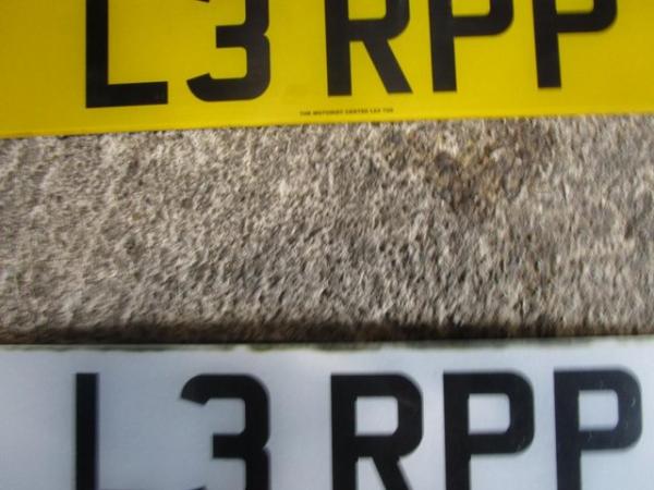 Image 2 of Private Number Plate For Sale - L3 RPP - Ready To Fit - On R