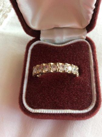 Image 1 of Vintage eternity ring with 20 white sapphires