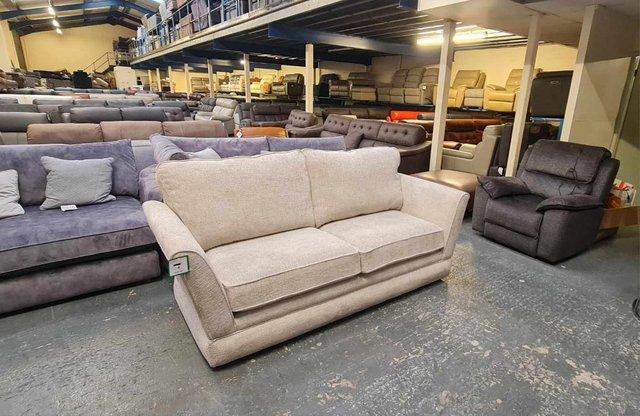 Image 8 of Oakfurniture Land Carrington  natural fabric 3 seater sofa