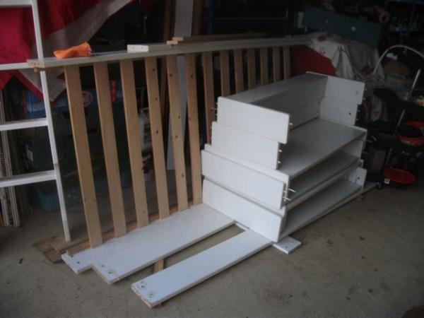 Image 5 of CHILDS HIGH SLEEPER BUNK BED (STEENS)