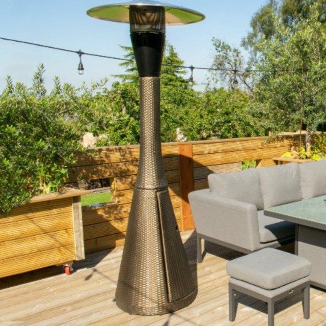 Preview of the first image of Patio Heater Mushroom Style Bronze Color.