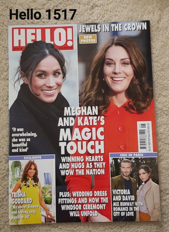 Preview of the first image of Hello Magazine 1517 - Meghan & Kate's Magic Touch.
