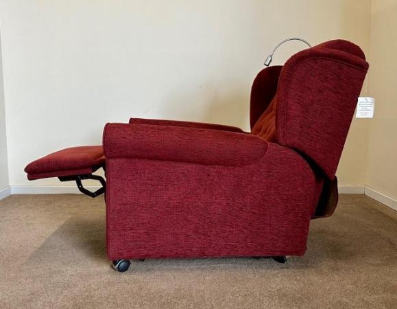 Image 9 of LUXURY ELECTRIC RISER RECLINER RED CHAIR MASSAGE CAN DELIVER