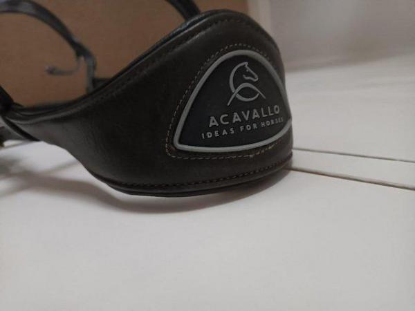 Image 2 of Acavallo Allegoria bridle, Black Full Size