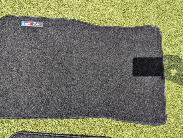 Preview of the first image of BMW Z4 logo car mats, brand new, not used..