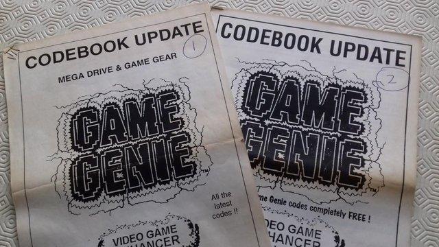 Image 2 of SEGA Megadrive Game Genie cheat cartridge.