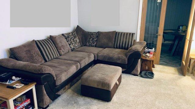 Image 2 of chord effect corner sofa for sale
