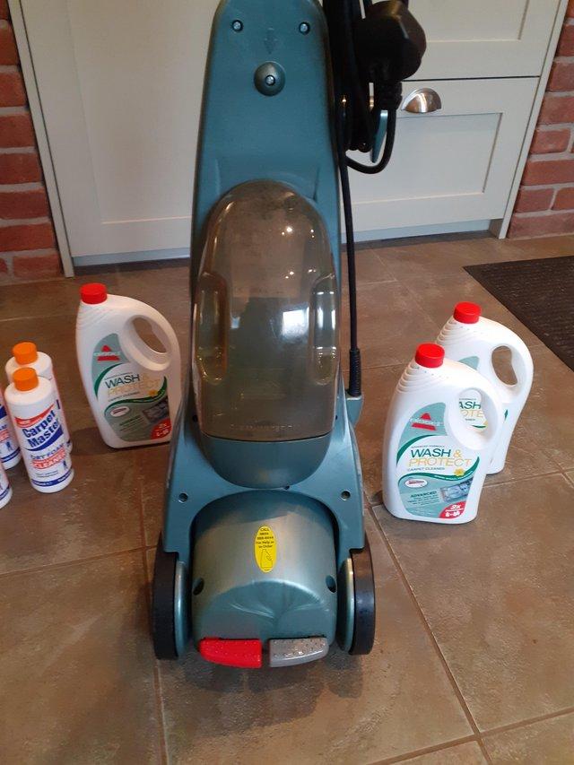 Preview of the first image of Bissell Healthy home simple clean 19k8 carpet cleaner ..