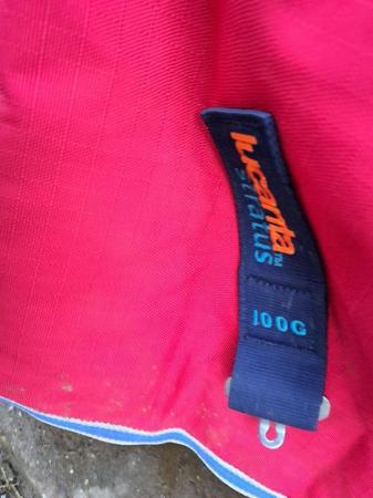 Image 2 of Premier equine 100g turnout rug and separate neck cover