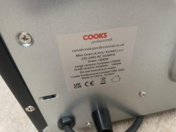Image 3 of Cooks Professional Tabletop oven