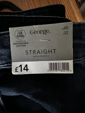 Image 1 of New with tags mens straight leg jeans
