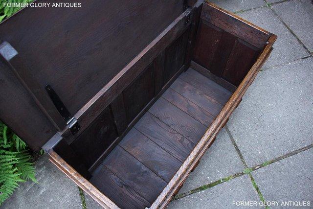 Image 24 of A TITCHMARSH & GOODWIN CARVED OAK BLANKET CHEST BOX TRUNK