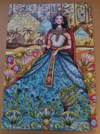 Image 2 of 1000 piece Jigsaw called CLEOPATRA. MADE IN ROMANIA.