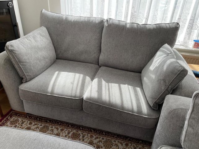Preview of the first image of Next 3 & 2 seater high back sofas.