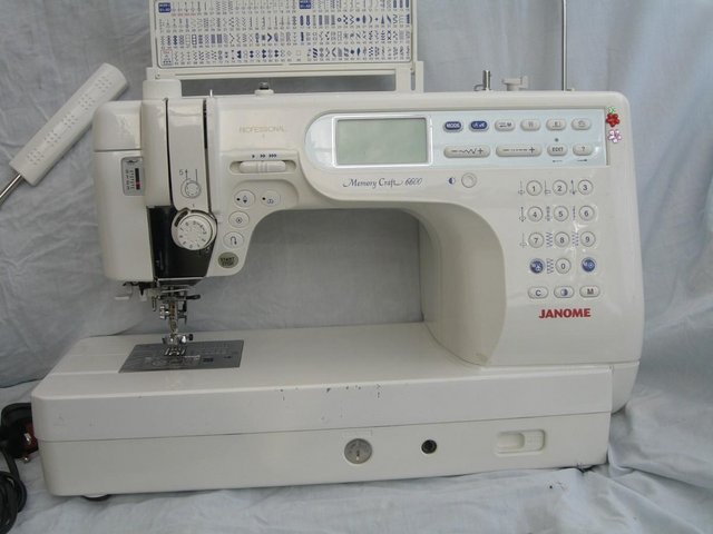 Preview of the first image of Janome 6600P sewing machine.