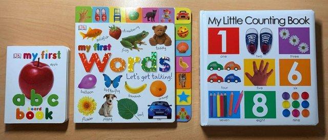 Image 3 of 3 Books-My first abc, My First Words,My Little Counting Book