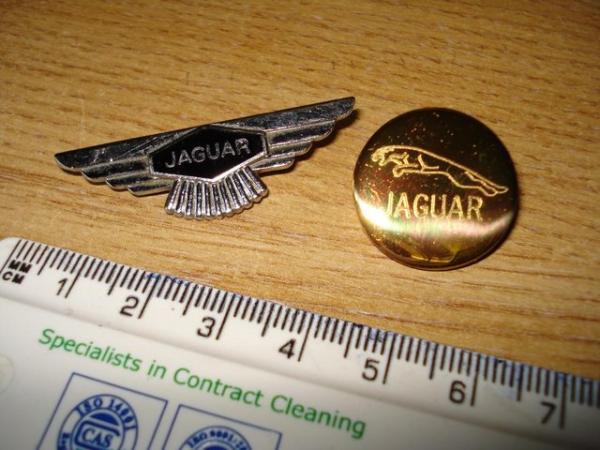 Image 2 of JAGUAR BADGE AND BRASS BUTTON