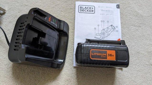 Preview of the first image of Black & Decker 36v Battery & Charger.