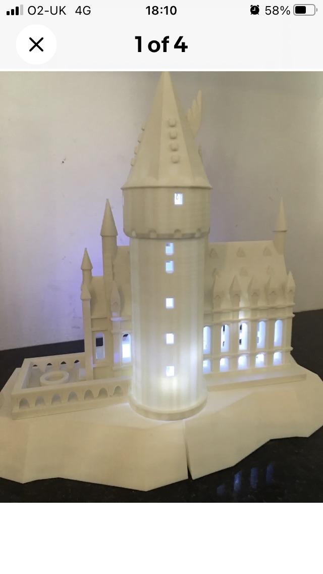 Preview of the first image of Harry Potter Hogwarts castle  lamp.