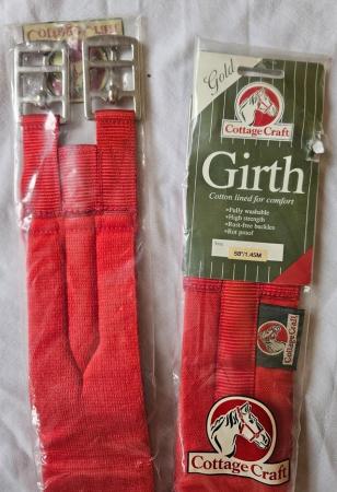 Image 1 of New Cottage Craft Red Girth - 58ins/1.45cms