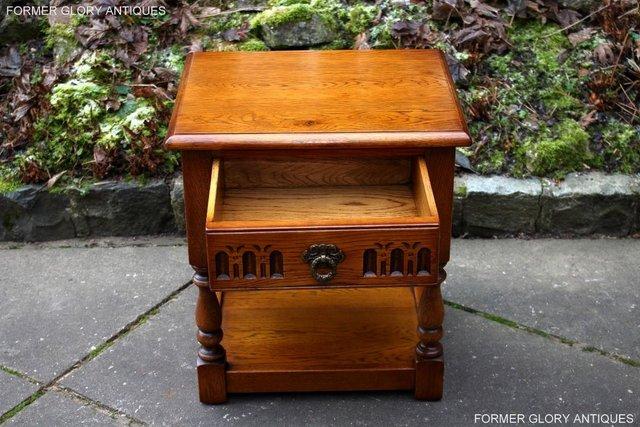 Image 57 of OLD CHARM LIGHT OAK PHONE LAMP TABLE BEDSIDE CABINET STAND