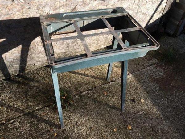 Image 1 of Vintage School Desk with hinged top