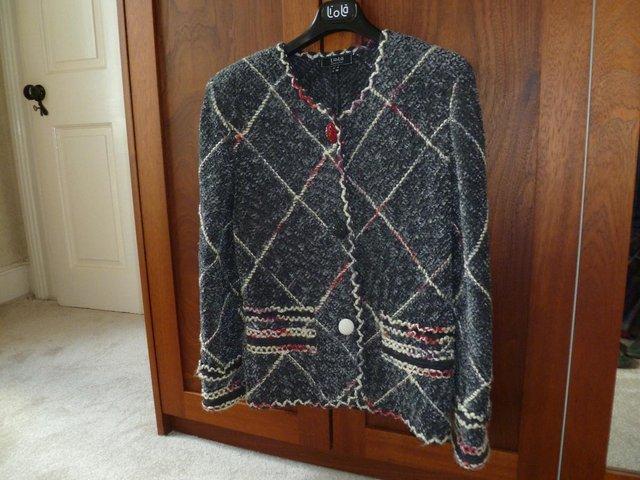 Preview of the first image of Liola patterned jacket (price inc P&P).