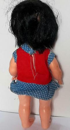 Image 5 of CHRISSIE ** CHEEKY DOLL - RED and BLUE DRESS 22 cm GOOD