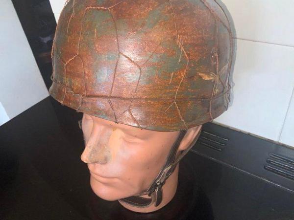 Image 8 of German 2WW paratroopers helmet