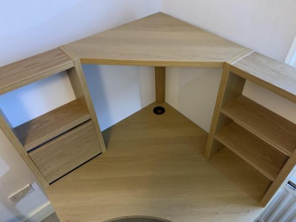 Image 3 of Lovely IKEA  Micke  Corner Desk
