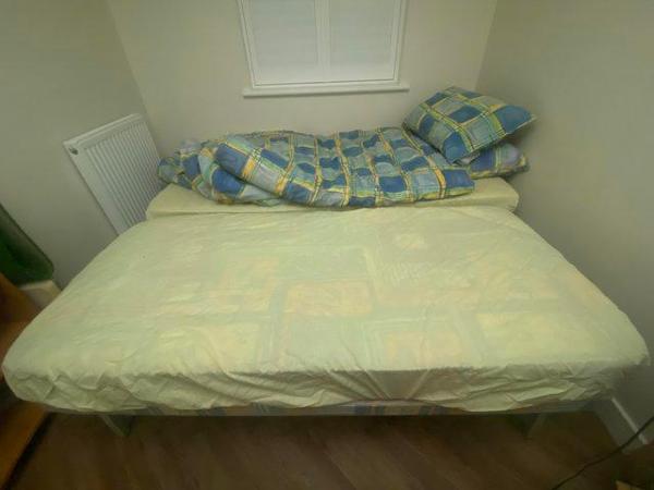 Image 5 of PRACTICAL Trundle Bed - 2 Separate Beds With All Furnishings