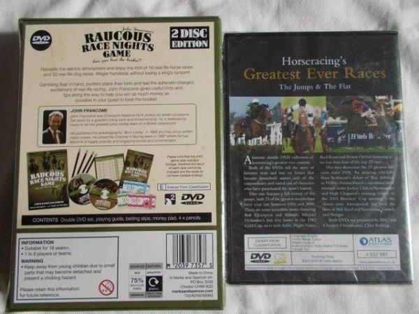 Image 2 of 2 New sealed Horse Racing DVD's , 4 discs & game