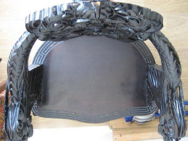 Image 12 of ANTIQUE Chinese Emperor Dragons Throne Chair c1875