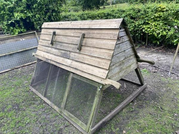 Image 3 of Lovely poultry Arc with run ..Three laying hens available