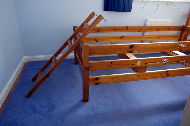 Image 3 of Solid Pine Bunk Beds for children or adults