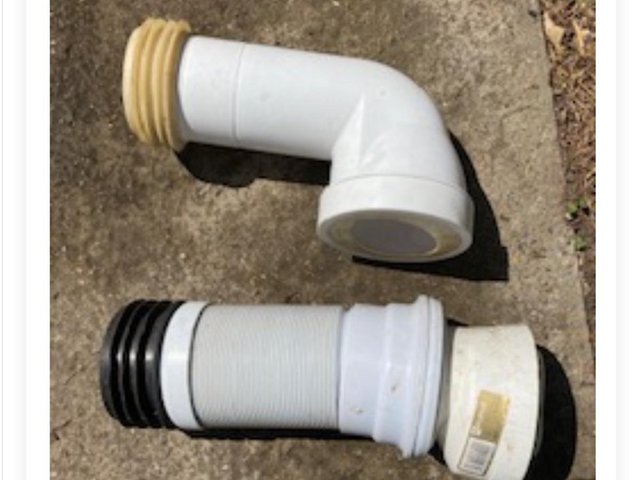 Preview of the first image of Wickes toilet waste pipe fittings never used brand-new.