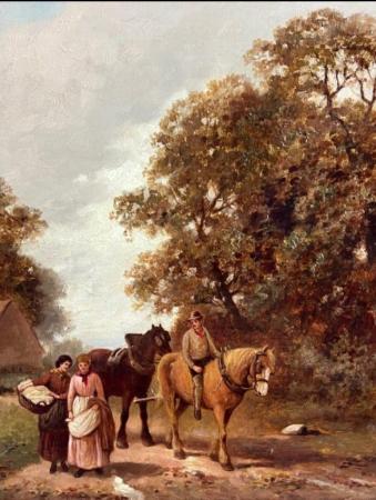 Image 4 of Antique Oil Painting by James Walter Gozzard (1862-1926)