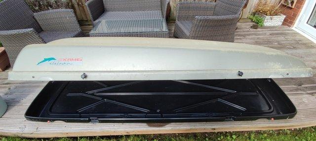 Image 2 of Kamei Delphin 460 roofbox for sale - second hand