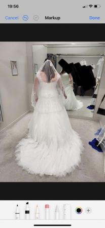 Image 9 of Wed 2 b viva bride wedding dress size 20