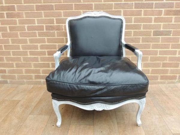 Image 2 of French Leather Armchair (UK Delivery)