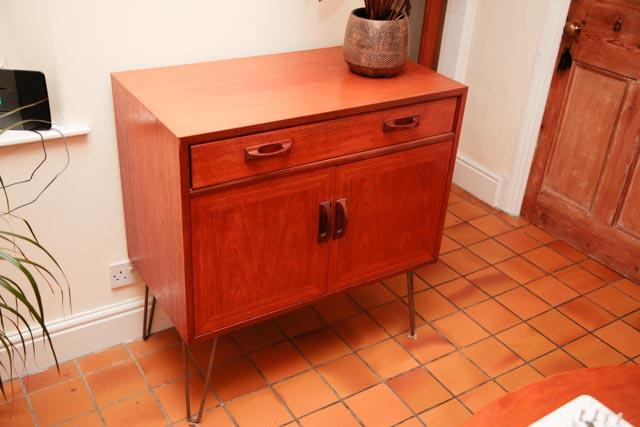 Preview of the first image of Teak cabinet, mid century vintage.