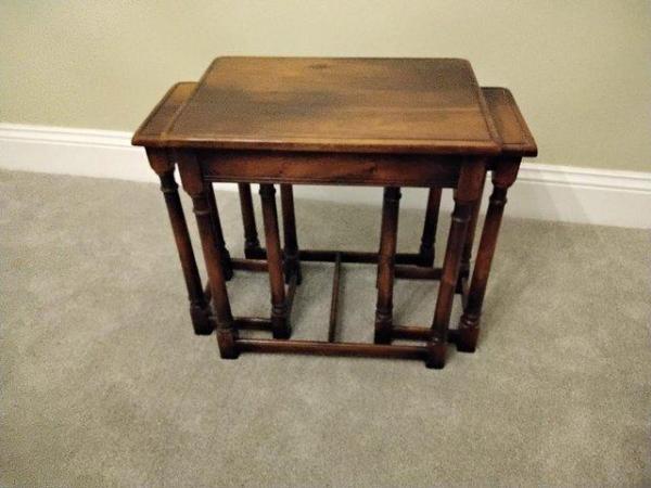 Image 1 of Nest of Three Tables For Sale