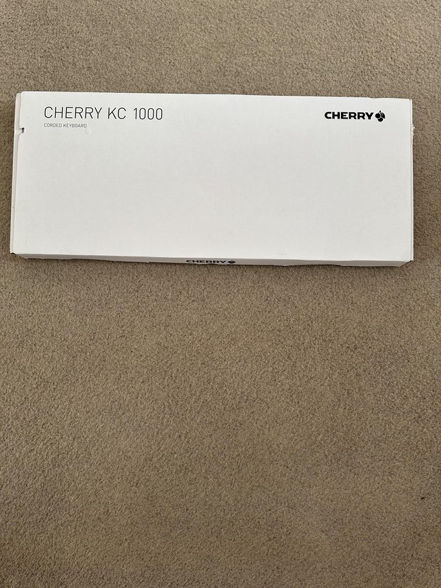 Preview of the first image of **Brand New** Black keyboard Cherry KC1000.